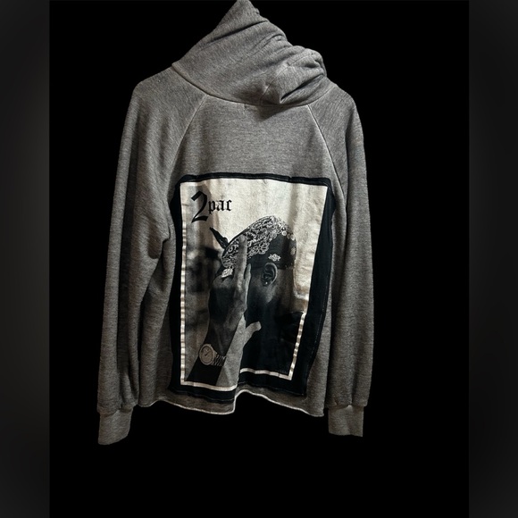 2 PAC SHAKIR custom original hoodie sweatshirt - Picture 3 of 5